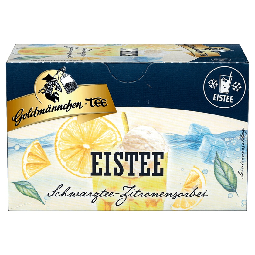 Goldmännchen-Tee Eistee Schwarztee Zitronensorbet 36g